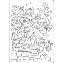 Lágy PVC öntőforma A/5 - Kismadarak az ágon