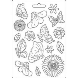 Lágy PVC öntőforma A/5 - Pillangó