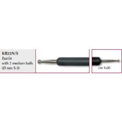  Modellező szerszám, 2 közepes formázó golyó 3-5 mm, Stamperia