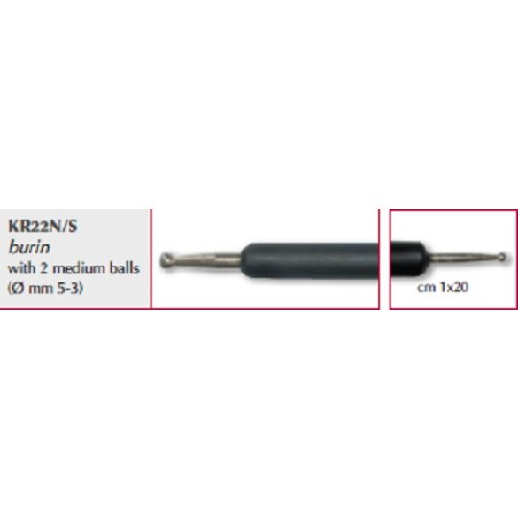 Modellező szerszám, 2 közepes formázó golyó 3-5 mm, Stamperia