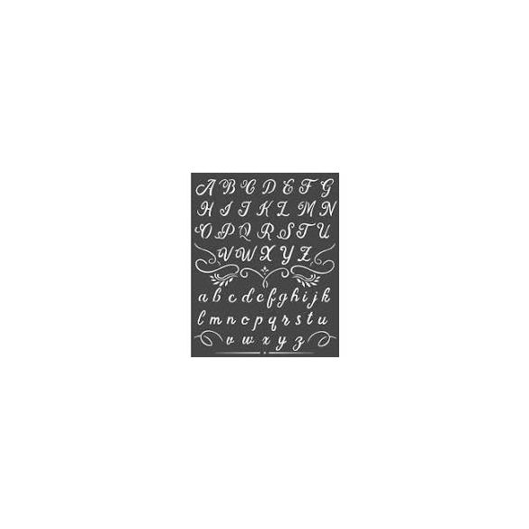 Stencil, 20x25 cm - ABC