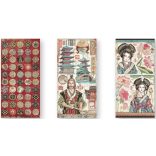 Kétoldalas papír, 15x30,5 cm, 10 db/cs, Sir Vagabund japánban