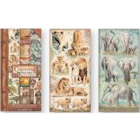 Kétoldalas papír, 15x30,5 cm, 10 db/cs, Szavanna