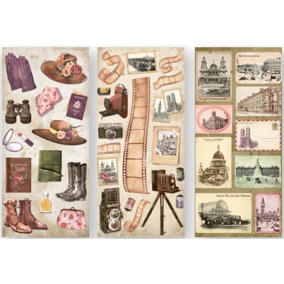 Kétoldalas papír, 15x30,5 cm, 10 db/cs, Our Way