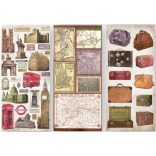 Kétoldalas papír, 15x30,5 cm, 10 db/cs, Our Way