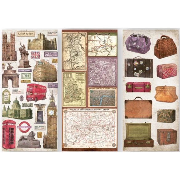 Kétoldalas papír, 15x30,5 cm, 10 db/cs, Our Way