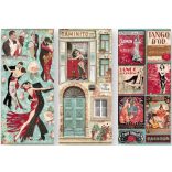 Kétoldalas papír, 15x30,5 cm, 10 db/cs, Desire