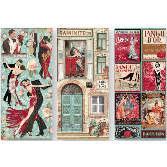 Kétoldalas papír, 15x30,5 cm, 10 db/cs, Desire