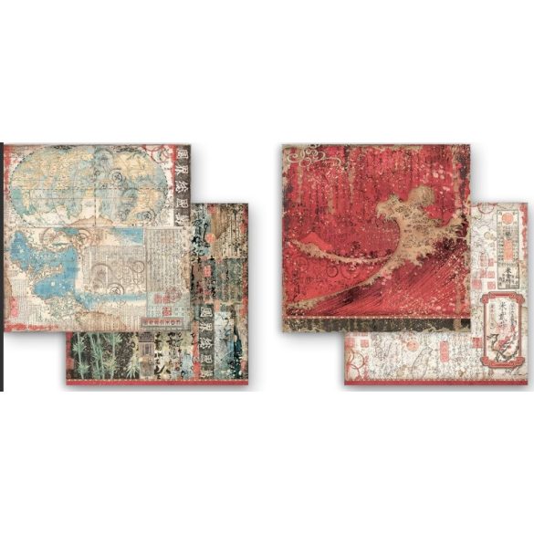 Extra kis tömb 10 lap - 15,24x15,24 cm - Sir Vagabond Japánban