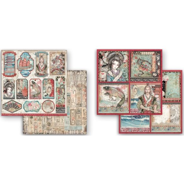 Extra kis tömb 10 lap - 15,24x15,24 cm - Sir Vagabond Japánban