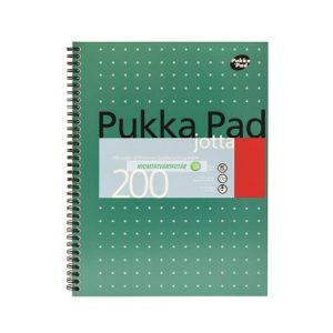 Spirálfüzet, A/4+, 100 lap, PUKKA PAD, "Metallic Jotta"