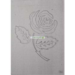 Stencil, 14,5 X 19,5 cm - Rózsa S5