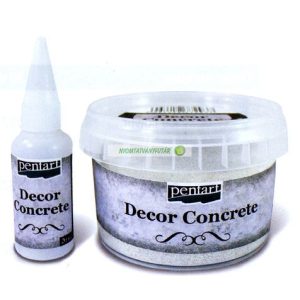 Decor concrete - Dekor beton, Pentart