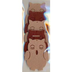 Filcfigura kicsi, bagoly 2, 5 db/cs