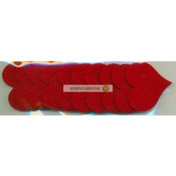 Filcfigura kicsi, szív kicsi, 10 db/cs