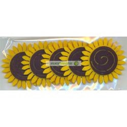 Filcfigura kicsi, napraforgó, 5 db/cs (23230)