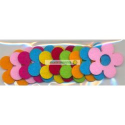 Filcfigura kicsi, virág 1 kicsi, 10 db/cs (27329)