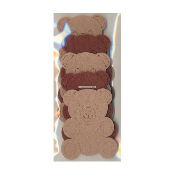 Filcfigura kicsi, maci, 5 db/cs (25148)