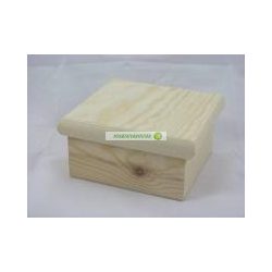 Doboz, széles tetejű 15 x 15 x 7,5 cm