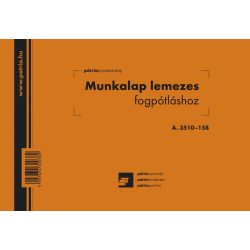 A.3510-158 Fogászati munkalap 50x3 lapos tömb A/5