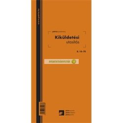 B.18-70 Kiküldetési utasítás (belföldi) 50 lapos tömb