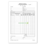 B.18-73/UJ Kiküldetési rendelvény a hivatali, üzleti utazás költségtérítéshez 25x2 lapos tömb A/4 álló