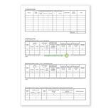 B.7300-261/UJ Külföldi kiküldetési utasítás és költségelszámolás szabadlap A/4 álló