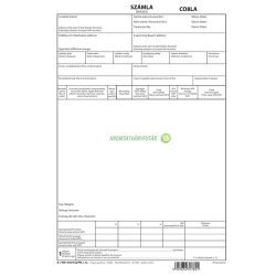 B.7300-550/A/UJ/PM Deviza számla (INVOICE) 5 lapos garn. 