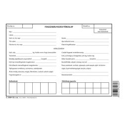 C.3304-32 Fogszabályozási törzslap tasak 200x150 mm