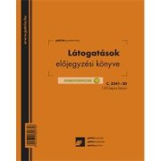   C.3341-20 Látogatásokat előjegyző könyv 150 lapos 206x173 mm