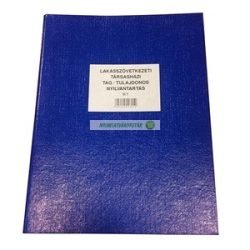   D.7 Lakásszövetkezeti Társasházi Tag Tulajdonos Nyilvántartás 50 lapos gyűrűs könyv