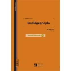 D.7570-111 Emelőgépnapló 2+23 lapos A/4 álló