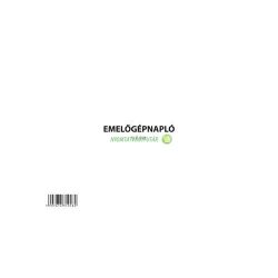 D.E.938 Emelőgépnapló 24 lapos A/5 fekvő