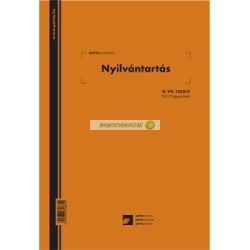   D.VV.1253/V Nyilvántartás (standkönyv) 50x2 lapos tömb A/4 álló