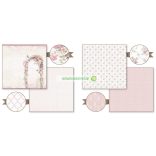 Kétoldalas papír, 30,5 x 30,5 cm 6 db/cs - Esküvő