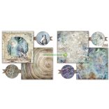 Kétoldalas papír, 30,5 x 30,5 cm 10 db/cs - Kozmosz