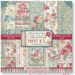 Kétoldalas papír, 30,5 x 30,5 cm 10 db/cs - Grand Hotel