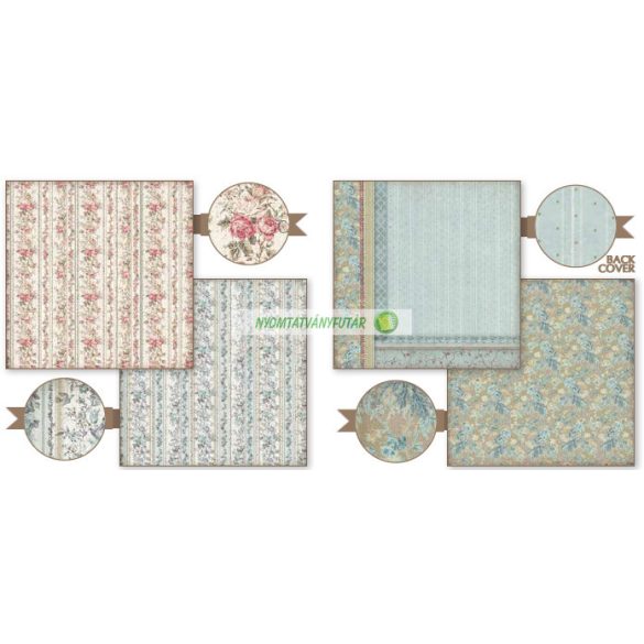 Kétoldalas papír, 30,5 x 30,5 cm 10 db/cs - Grand Hotel