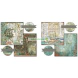 Kétoldalas papír, 30,5 x 30,5 cm 10 db/cs - Sea World