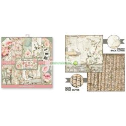 Kétoldalas papír, 30,5 x 30,5 cm 10 db/cs - House of Roses