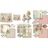 Kétoldalas papír, 20,3x20,3 cm 10 db/cs - Alice