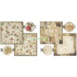 Kétoldalas papír, 20,3 x 20,3 cm 10 db/cs - Erdő