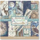 Kétoldalas papír, 20,3 x 20,3 cm 10 db/cs - Kozmosz