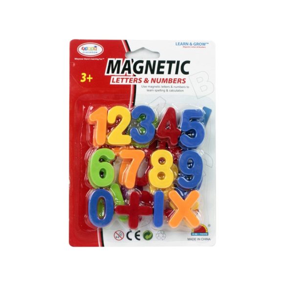 Mágneses számok és jelek 4 cm
