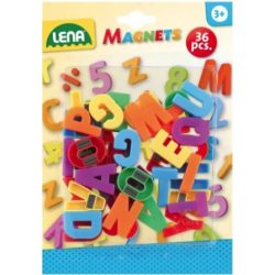 Mágneses nagybetűk, 3 cm, 36 db, Lena