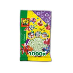 Vasalható gyöngy 1000 db - fluoreszkáló