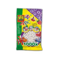 Vasalható gyöngy 1000 db - fehér, SES