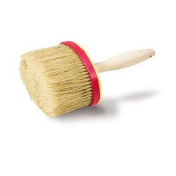   Mészkorongecset ovál 15cm, kevert sörte, műanyag fej, fa nyél, Sculler Eh'klar