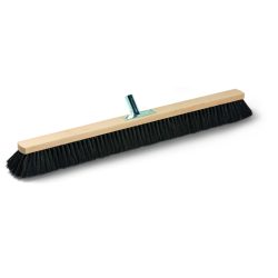 Utcai seprű, hullámos piros Elaston szál, fa test, Sculler Eh'klar "Mopster W"