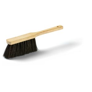 Utcai seprű, hullámos piros Elaston szál, fa test, Sculler Eh'klar "Mopster W"